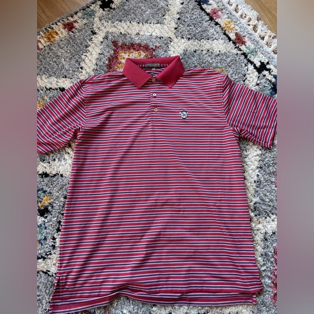Peter Millar summer comfort golf shirt mens large